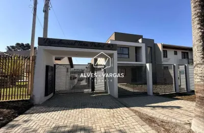 Casa em condomínio fechado com 3 quartos à venda na rua rei david, 40, santa cândida, curitiba por r$ 640.000