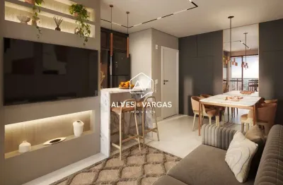 Apartamento com 2 quartos à venda na avenida winston churchill, 691, capão raso, curitiba por r$ 472.500