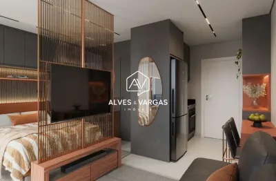 Apartamento com 1 quarto à venda na avenida winston churchill, 691, capão raso, curitiba por r$ 332.500