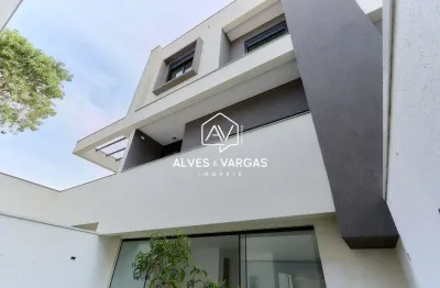 Casa em condomínio fechado com 3 quartos à venda na rua pedro nolasko pizzatto, 118, mercês, curitiba por r$ 1.420.000