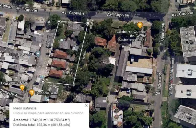 Terreno à venda na Avenida Capivari, Cristal, Porto Alegre