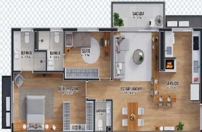 Apartamento com 2 quartos à venda na Rua José Gomes, Tristeza, Porto Alegre