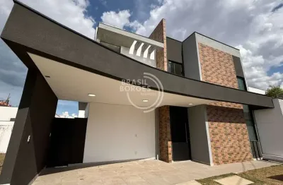 Casa moderna com 3 suítes, espaço gourmet, piscina e energia solar – terras de são francisco