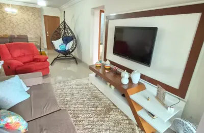 Apartamento no centro do caiçara, 01 quadra da praia, vista livre