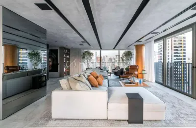 Condomínio agia faria lima rua chipre, 70. apartamento à venda itaim bibi, 3 quartos, sendo 3 suítes, mobília jader almeida, 236 m², varanda gourmet e 4 vagas. arquiplan agia faria lima alto padrão no