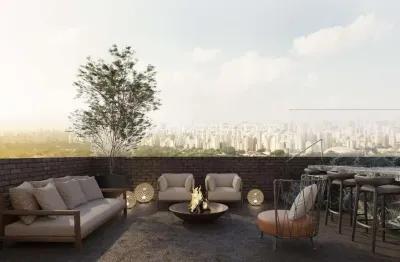A|g art ag residences rua alves guimarães, 201 pinheiros. cobertura à venda com projeto de joão armentano, 722 m², 4 suítes, piscina, área gourmet e 6 vagas. cobertura no contrapiso com projeto arment