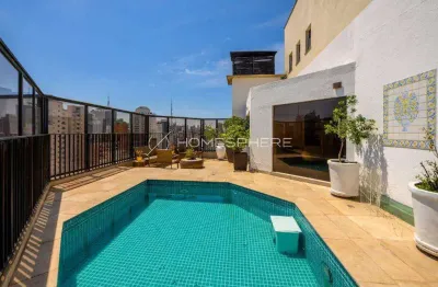 Edificio sao joao del rey jardim américa alameda itu, 547. cobertura à venda jardim américa, 455 m², 4 suítes, piscina, área gourmet, 4 vagas e vista 360º para o jardins no condomínio são joão del rey