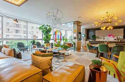 Condomínio sarandi jardins rua sarandi, 62. apartamento à venda jardim américa, 300m², 2 suítes, projeto roberto migotto, 6 vagas, lazer e segurança no coração do jardim américa