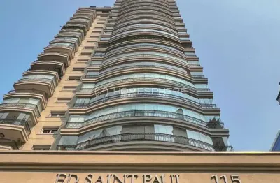 Condomínio saint paul rua fernandes de abreu, 115. apartamento à venda itaim bibi 440m², 4 suítes, andar alto, varanda, 5 vagas, lazer e segurança no melhor do itaim