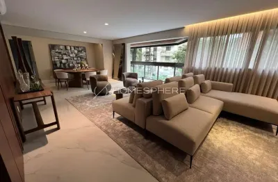 Apartamento com 159.0 m², à venda no bairro vila nova conceição ao lado da praça pereira coutinho .reformado e mobiliado ,  atual e elegante .