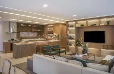 Apartamento com 201 m², 3 quartos sendo 3 suítes à venda no bairro brooklin.