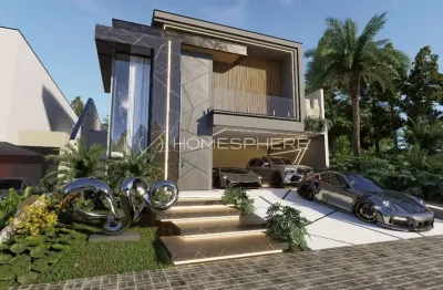 Casa nova  no condominio reserva santa anna – 4 suítes, piscina com cascata  e estilo de vida sustentável