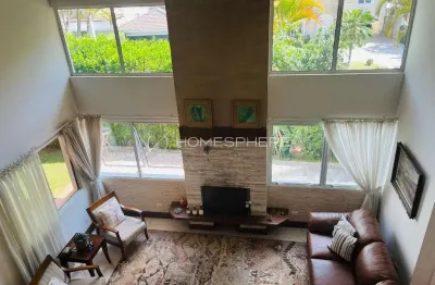 Casa a venda no condomínio residencial 18 do forte alphaville, 5 suítes