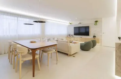 Natânia itaim bibi r. dr. renato paes de barros, 502. apartamento reformado e mobiliado à venda no edifício natania, 128 m², 3 quartos, sendo 1 suíte e 1 vaga de garagem