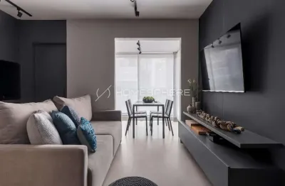 Apartamento com 43 m², 1 quarto sendo 1 suíte à venda no bairro pinheiros.