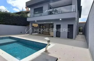 Casa de condomínio com 350 m², 4 quartos sendo 4 suítes à venda no bairro alphaville.