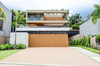 Casa de alto padrão à venda no tamboré 2 com 5 suítes e automação inteligente