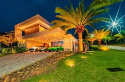 Casa contemporânea à venda em alphaville com vista deslumbrante e 4 suítes