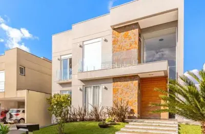 Casa à venda no condomínio villa solaia alphaville com 4 suítes e vista para a mata