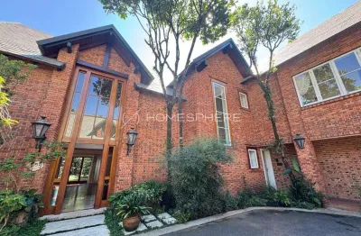 Casa estilo europeu à venda no tamboré 1 com projeto marcos tomanik e 4 suítes