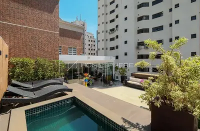 Condomínio helbor vila nova conceição rua gararu, 202. cobertura à venda helbor edition vila nova, 213 m², 2 suítes, piscina, 2 vagas e lazer no residencial helbor