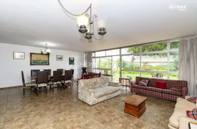 Casa na Cidade Jardim/SP à venda, poucos metros do Jockey - Imóvel amplo à venda, área de terreno 691m2, área construída 391m2 e 27,27 m de frente para a rua Managua projeto do arquiteto Roger Zmekhol