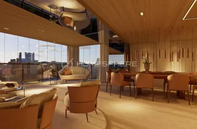 Condomínio Stratos Itaim Bandeira Paulista, 1140. Apartamento à venda em Itaim Bibi com 246 m², 3 suítes, mobiliado e decorado, 3 vagas e lazer no Stratos Itaim da Gafisa