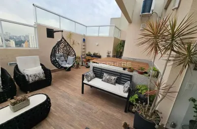 Cobertura penthouse 215 m²na aclimação com 3 suites e 3 vagas