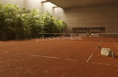 RFM Franca 1055 Jardins Alameda Franca, 1055. Empreendimento de altíssimo padrão Com tipologias de 425m² e 524m² e 4 ou 5 suítes, o projeto conta com quadra de tênis de saibro coberta