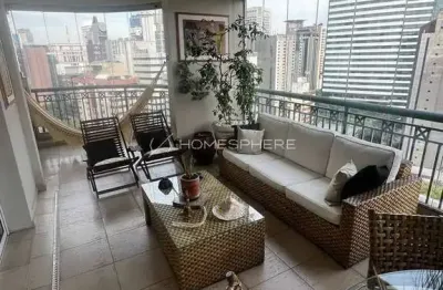 Apartamento com 238 m², 3 quartos sendo 3 suítes para alugar no bairro Brooklin Paulista.