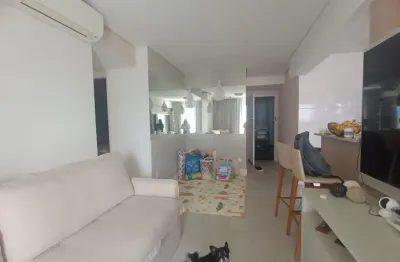 Apartamento movbiliado 2 quartos 1 vaga no gonzaga , santos