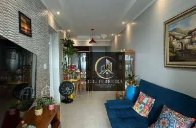 Apartamento com 2 dormitórios à venda, 65 m² por r$ 550.000,00 - canto do forte - praia grande/sp