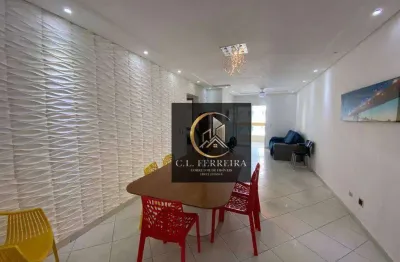 Apartamento com 3 dormitórios à venda, 100 m² por r$ 650.000,00 - tupi - praia grande/sp