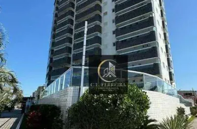 Apartamento vista mar com 1 dormitório à venda, 45 m² por r$ 320.000 - mirim - praia grande/sp