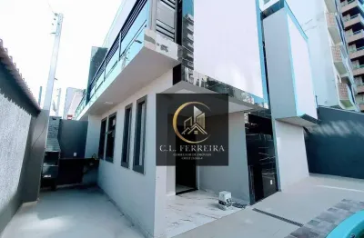 Sobrado à venda, 117 m² por r$ 850.000,00 - tupi - praia grande/sp
