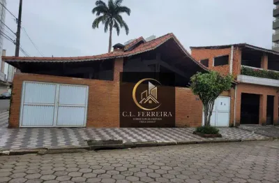Casa com 3 dormitórios à venda, 200 m² por r$ 520.000,00 - aviação - praia grande/sp