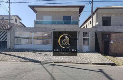 Casa com 2 dormitórios à venda por r$ 300.000,00 - maracanã - praia grande/sp