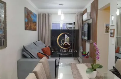 Apartamento com 2 dormitórios à venda, 60 m² por r$ 490.000,00 - tupi - praia grande/sp