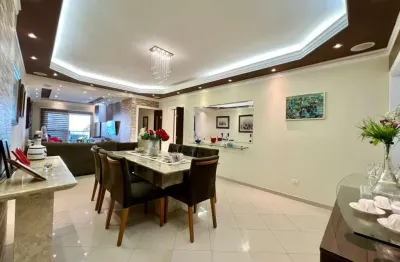 Apartamento com 3 dormitórios à venda, 140 m² por r$ 1.370.000,00 - vila guilhermina - praia grande/sp
