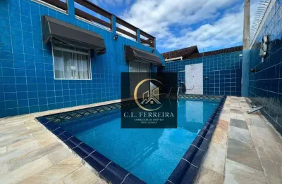 Casa com 3 dormitórios à venda, 142 m² por r$ 550.000,00 - balneário pires - praia grande/sp