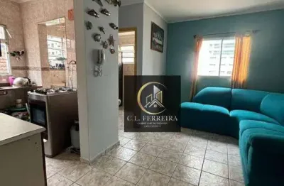 Apartamento com 2 dormitórios à venda, 67 m² por r$ 260.000,00 - tupi - praia grande/sp