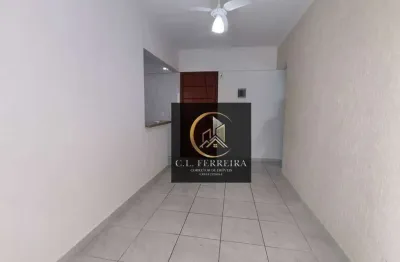 Apartamento com 1 dormitório à venda, 42 m² por r$ 300.000 - vila guilhermina - praia grande/sp