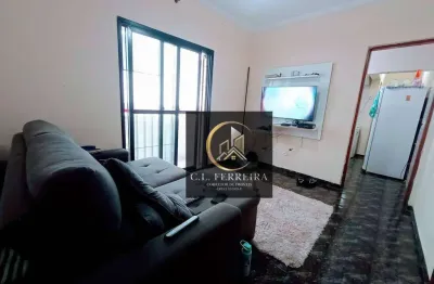Apartamento com 1 dormitório à venda, 55 m² por r$ 245.000,00 - tupi - praia grande/sp