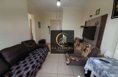 Apartamento com 1 dormitório à venda, 45 m² por r$ 230.000,00 - tupi - praia grande/sp