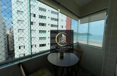Kitnet vista mar com 1 dormitório à venda, 38 m² por r$ 300.000 - canto do forte - praia grande/sp