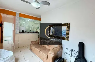 Apartamento com 1 dormitório à venda, 45 m² por r$ 265.000,00 - tupi - praia grande/sp