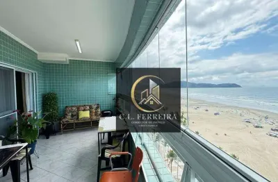 Apartamento com 3 dormitórios à venda, 137 m² por r$ 1.300.000,00 - vila guilhermina - praia grande/sp