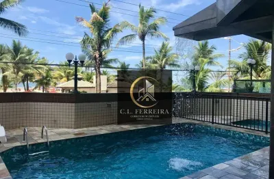 Apartamento na orla da praia  -  2 quartos em prédio na  aviação - praia grande/sp