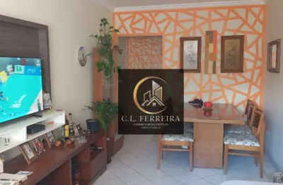 Apartamento com 2 dormitórios à venda, 75 m² por r$ 360.000,00 - vila guilhermina - praia grande/sp