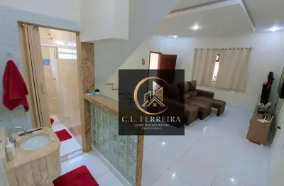 Sobrado com 3 dormitórios à venda por r$ 530.000,00 - mirim - praia grande/sp